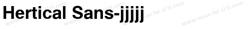 Hertical Sans字体转换